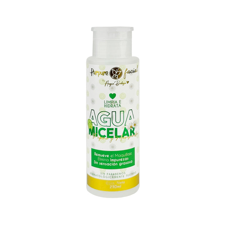 Agua micelar pepino y manzanilla purpure