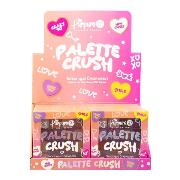 Display Paleta de Sombras Palette Crush Purpure