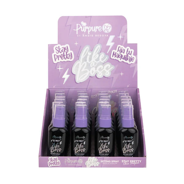 Display Fijador de Maquillaje Like a Boss Mini Purpure