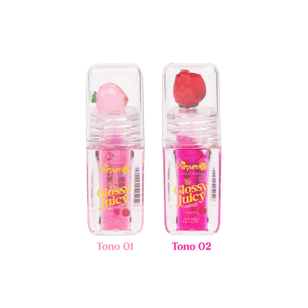 Lip Gloss Glossy Juicy Purpure