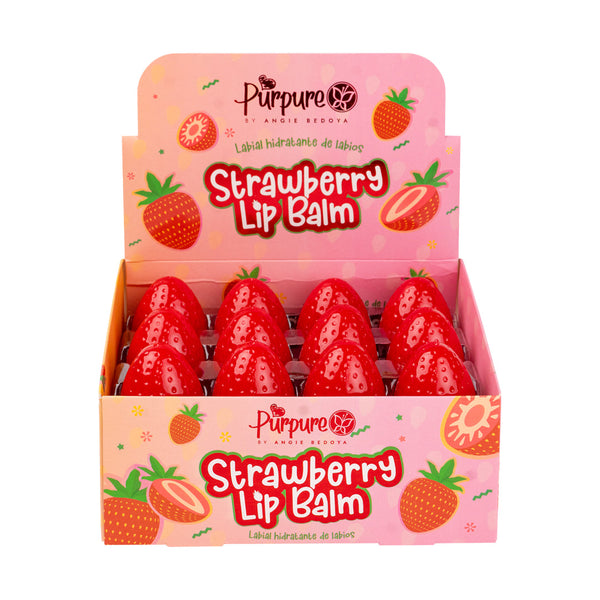 Display X24 Lip Balm Fresa Purpure