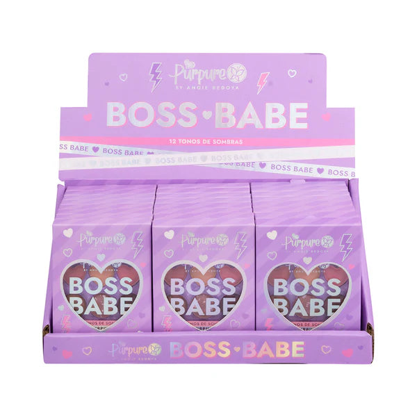 Display Sombras BOSS BABE MINI X12 tonos - PURPURE